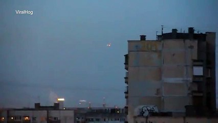 UFO Spotted Over Saint Petersburg, Russia