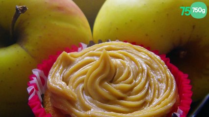 Cupcakes à la pomme, topping au speculoos