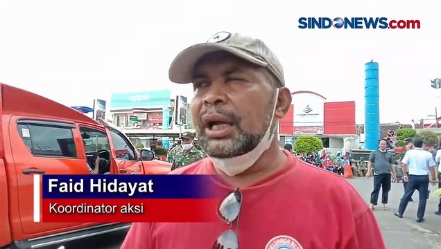 Ratusan Sopir Truk Blokade Pelabuhan Ketapang, Aktifitas Pelabuhan Terganggu
