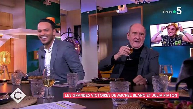Michel Blanc était invité dans l'émission C à vous .Michel Blanc dans l'émission C à vous .