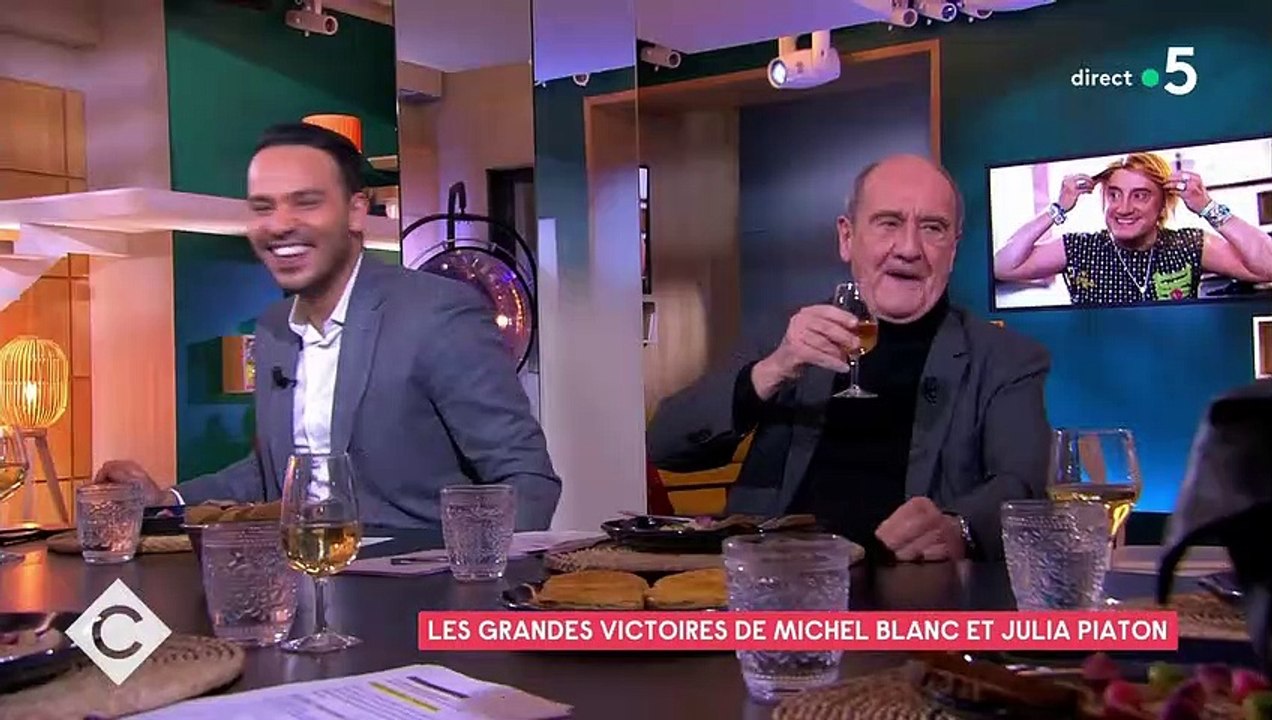 Michel Blanc était invité dans l'émission "C à vous".Michel Blanc dans l'émission "C à vous".