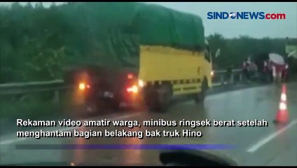 Download Video: Laka Maut di Tol Trans Sumatera Lampung, Satu Orang Tewas