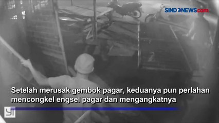 Becak Hantu Beraksi Gondol Pagar Toko Kelontong di Pasar Pukat