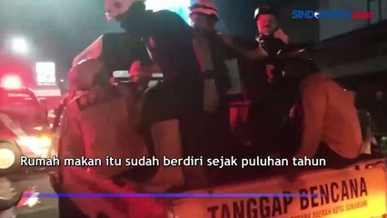 Rumah Makan Legendaris di Pusat Kota Sukabumi Terbakar, Diduga Gas Bocor