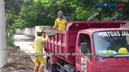 Jelang Street Race, Pemkot Jakut Lakukan Sejumlah Persiapan di Arena Track