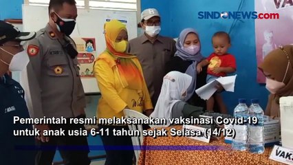 Kelurahan Kebon Sirih Gelar Vaksinasi Anak Usia 6-11 Tahun