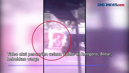 Heboh, Pria Curi Celana Dalam Wanita di Blitar