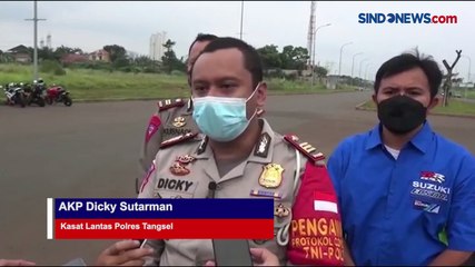 Polres Tangsel Tinjau Sirkuit Street Race di Jalan BSD