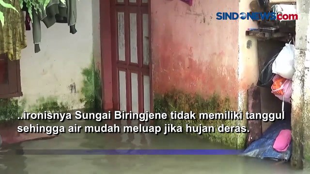 Sungai Meluap, Ratusan Rumah di Makassar Terendam Banjir