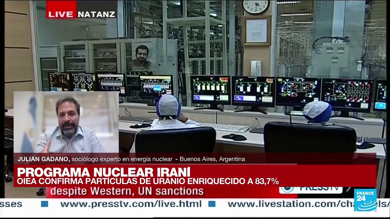 Julián Gadano: "Es difícil pensar que un país enriquece uranio al 60% con fines pacíficos"