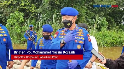Ribuan Batang Kayu Log Ilegal Diamankan Polairud Mabes Polri di Perairan Sungai Mahakam