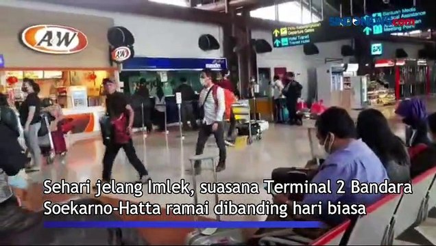 Jelang Libur Imlek, Bandara Soetta Mulai Dipadati Penumpang