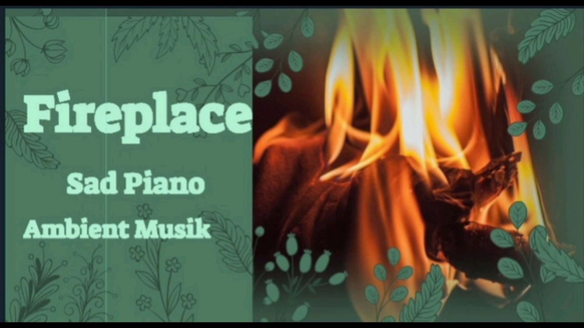 ⁣Fireplace Sad Piano Ambient Musik | Ambient Fireplace Music
