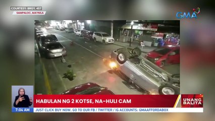 Habulan ng 2 kotse, na-huli cam | UB