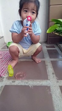 playing bubbles