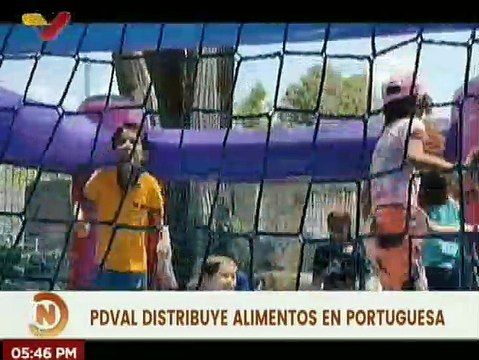 Habitantes del mcpio. Araure son favorecidos con distribución de alimentación a través de PDVAL