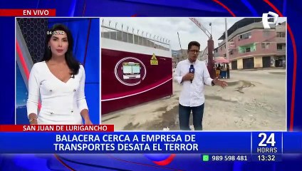 SJL: hombre es baleado en la puerta de una empresa de trasportes