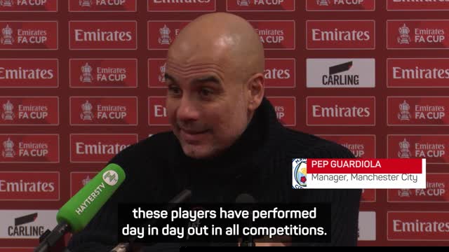 City players 'perfect' in FA Cup struggle - Guardiola