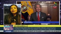 Comisión legislativa recomendó juicio político contra el presidente de Ecuador por corrupción