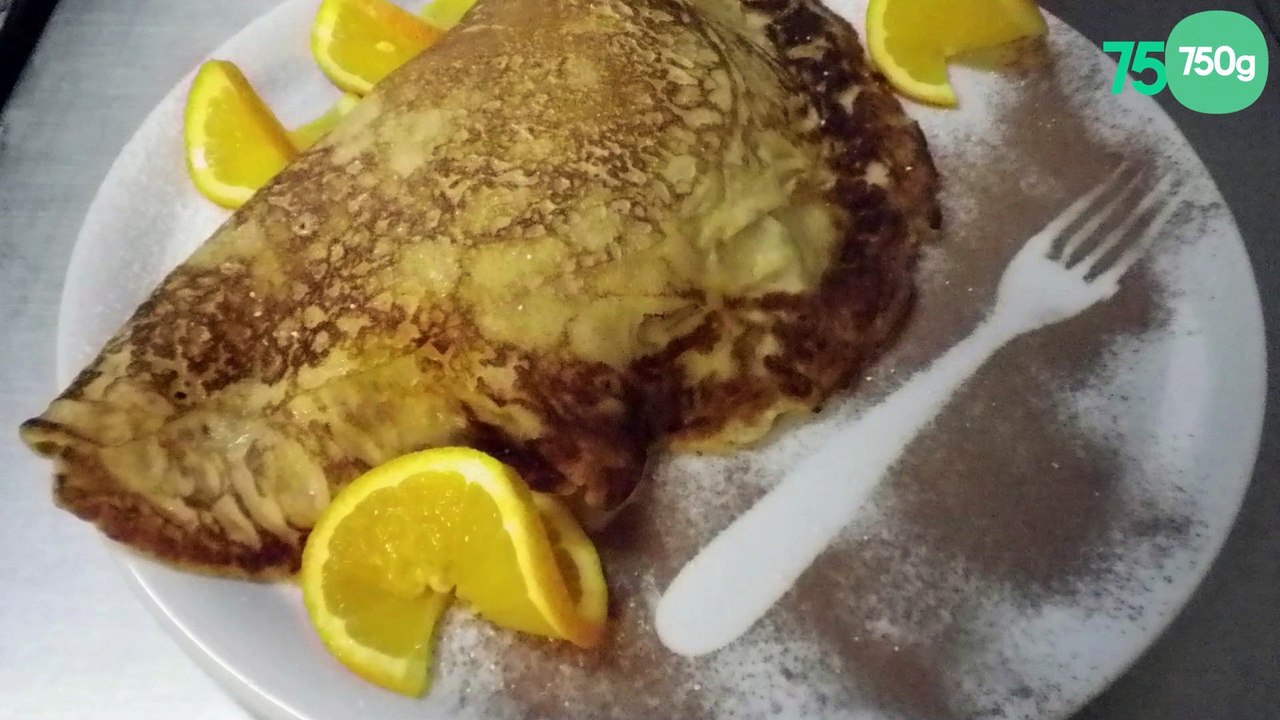 Crêpe soufflée au citron