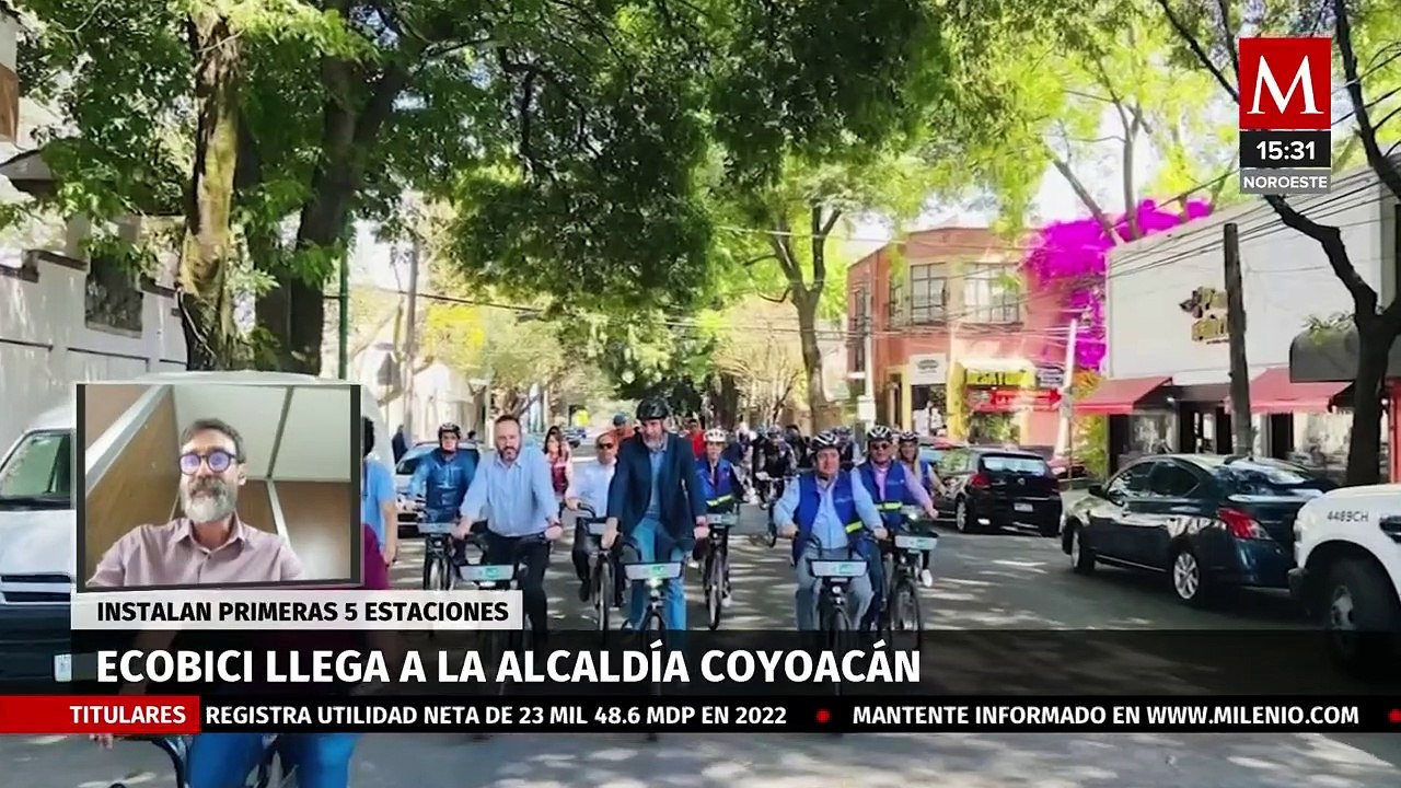 Instalan las primeras cinco estaciones de Ecobici en Coyoacán