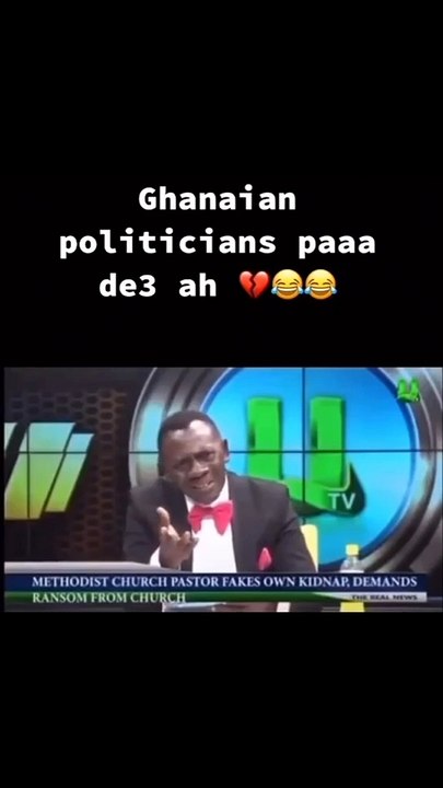Ghanaian Politician KT Hammond Acting As A Comedian During An Interview