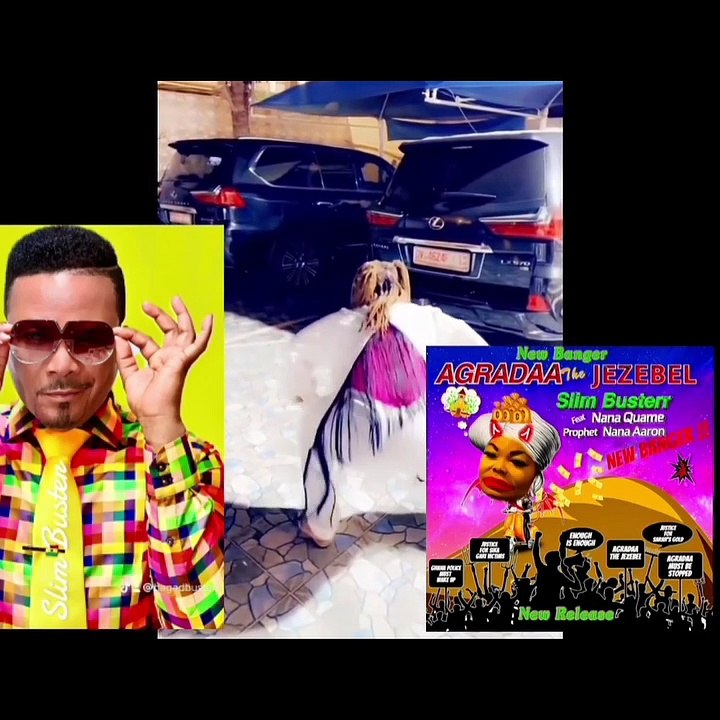 Nana Agradaa twerks to the song Slim Buster Created For Her