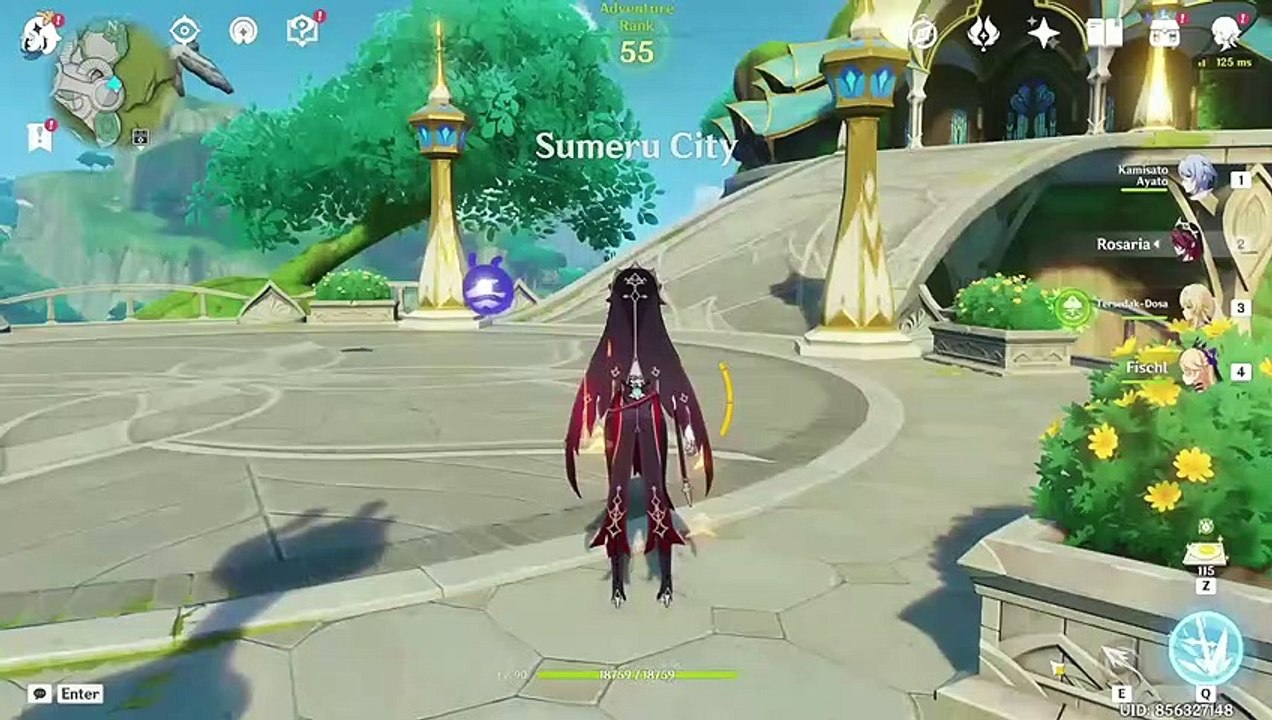 Free Roam Sumeru WIth Rosaria | Genshin Impact