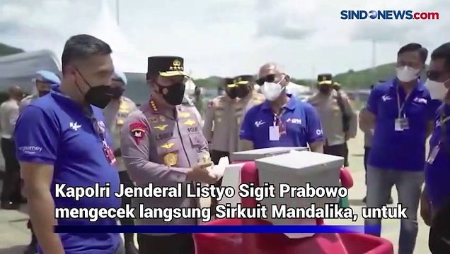 Kapolri Tinjau Kesiapan Pramusim MotoGP 2022 di Sirkuit Mandalika