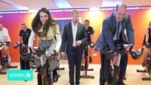Kate Middleton Beats Prince Williams In Spin Class While Wearing Heels