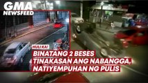 Binatang 2 beses tinakasan ang nabangga, natiyempuhan ng pulis | GMA News Feed