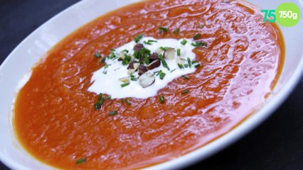 Velouté de butternut aux noisettes