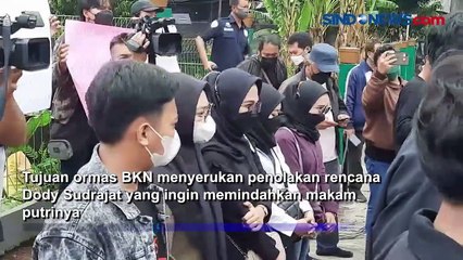 Tolak Pemindahan Makam Vanessa Angel, Pendemo Kawal Sampai Rencana Dody Sudrajat Batal