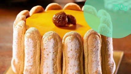 La charlotte potiron châtaignes