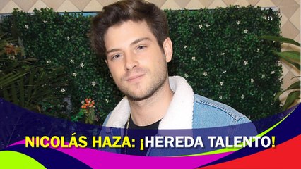 Nicolás Haza heredó el talento de sus padres