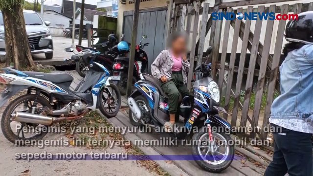 Pengemis Kaya Hebohkan Warga Sampit, 12 Anaknya Dikerahkan Mengemis
