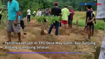 Geger, Puluhan Nisan Kuburan Dicabut OTK di Lampung Selatan