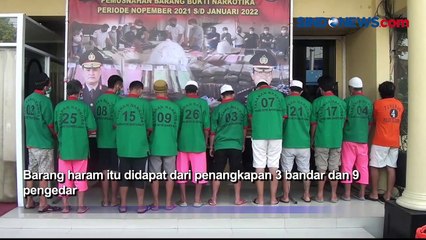 Narkoba Rp50 Miliar Dimusnahkan Polres Jakarta Barat