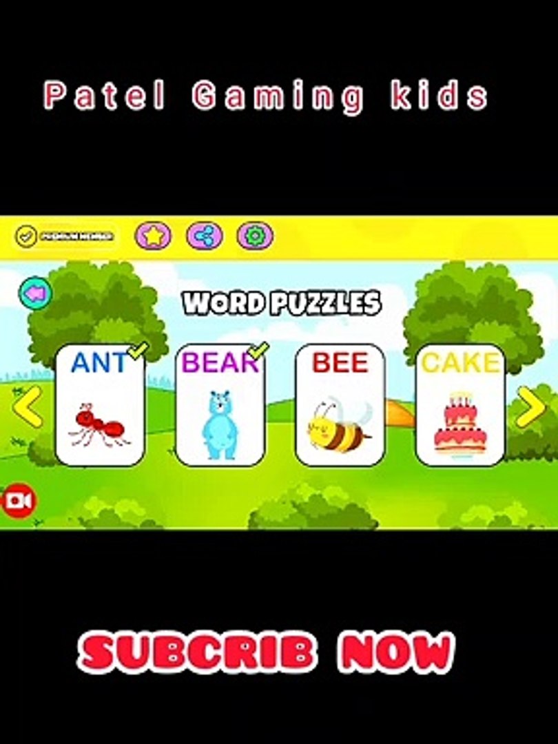 Preschool learning kids bear