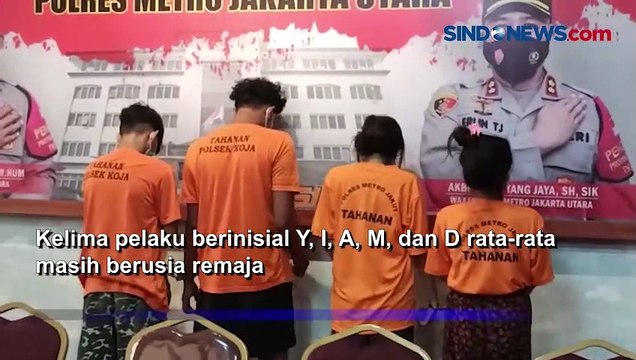 5 Remaja Pelaku Begal Terencana di Koja Diciduk Polisi