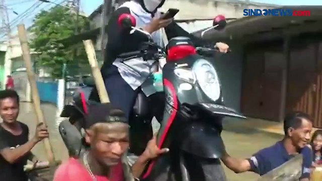 Kali Bekasi Meluap, Akses Jalan Utama Tambun Utara Terputus