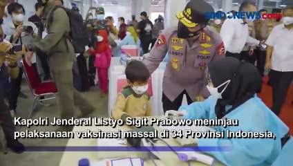 Perkuat Akselerasi Vaksinasi, Kapolri Minta Warga Siap Hadapi Omicron