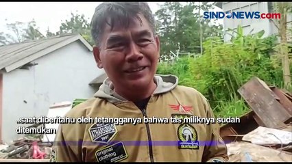 Warga Korban Banjir Terharu Hilang Tas Berisi Uang Jutaan Rupiah Kembali