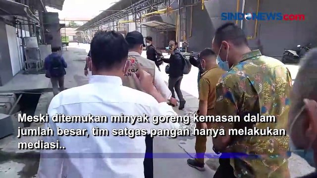 Satgas Pangan Temukan Ribuan Liter Minyak Goreng Kemasan Tersimpan di Lampung