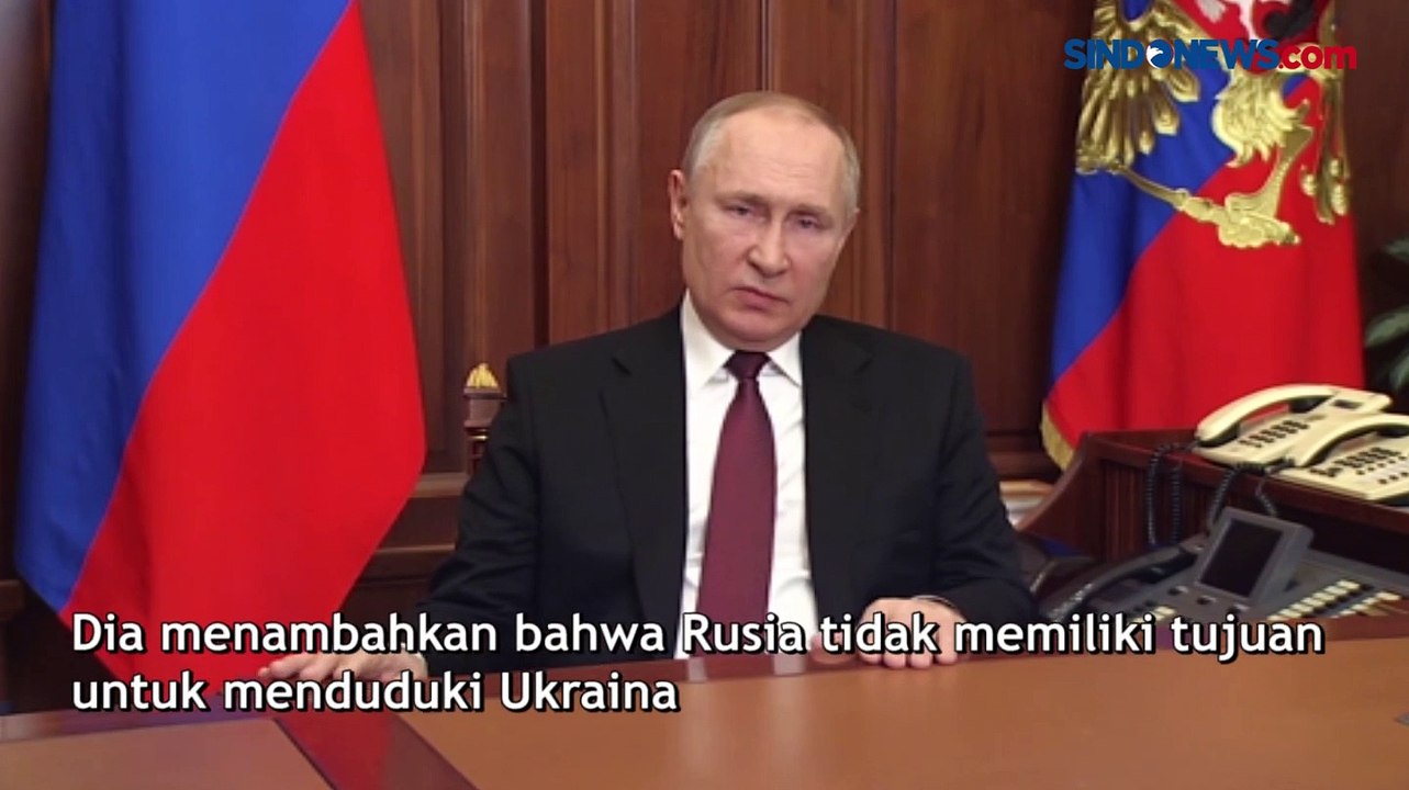 Vladimir Putin Umumkan Operasi Militer Di Ukraina - Video Dailymotion