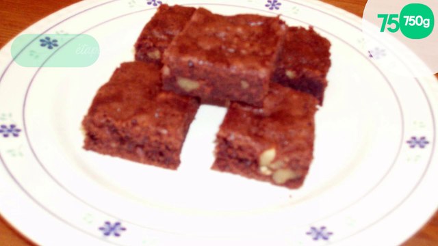 Brownies au chocolat, cannelle et noix