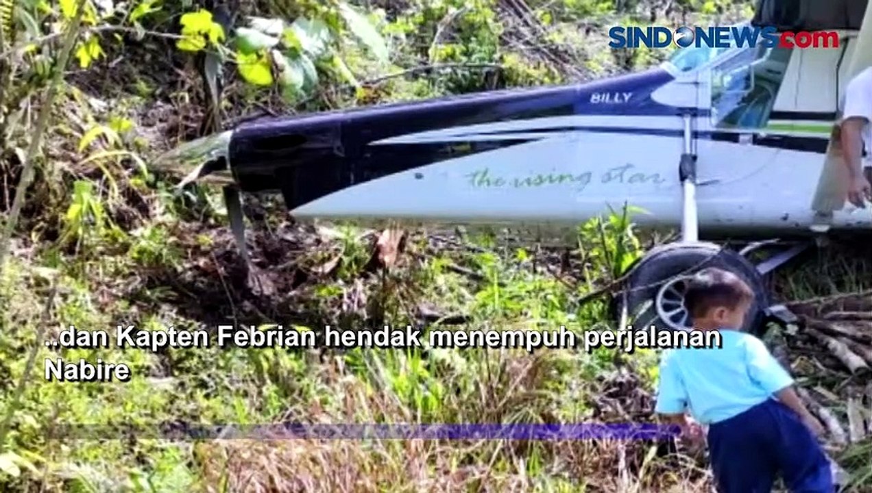 Pesawat Pilatus Tergelincir di Papua
