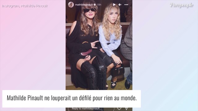 Mathilde Pinault : Cuissardes lacées et épaules nues, la sublime héritière montre l'exemple à sa jeune soeur