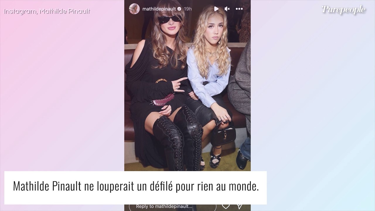 Mathilde Pinault : Cuissardes lacées et épaules nues, la sublime héritière montre l'exemple à sa jeune soeur