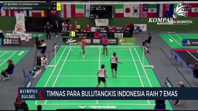 Timnas Para Bulutangkis Indonesia Raih 7 Emas